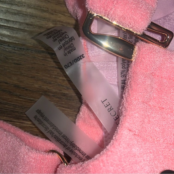 NWT Victoria's Secret Pink Terry bustier style bathing suit swim top spring - Picture 5 of 5
